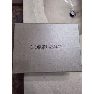 Giorgio‎ Armani Empty Silver Designer Gift Box